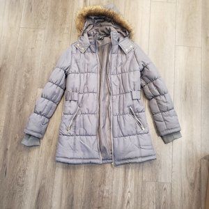 Womens Grey Kenneth Cole Reaction Winter Jacket